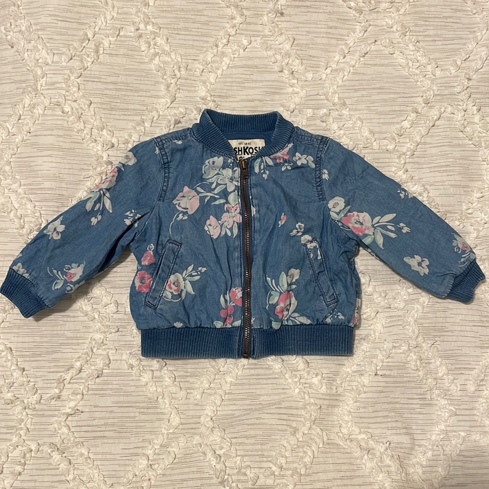 Beautiful Floral Jacket 6 months